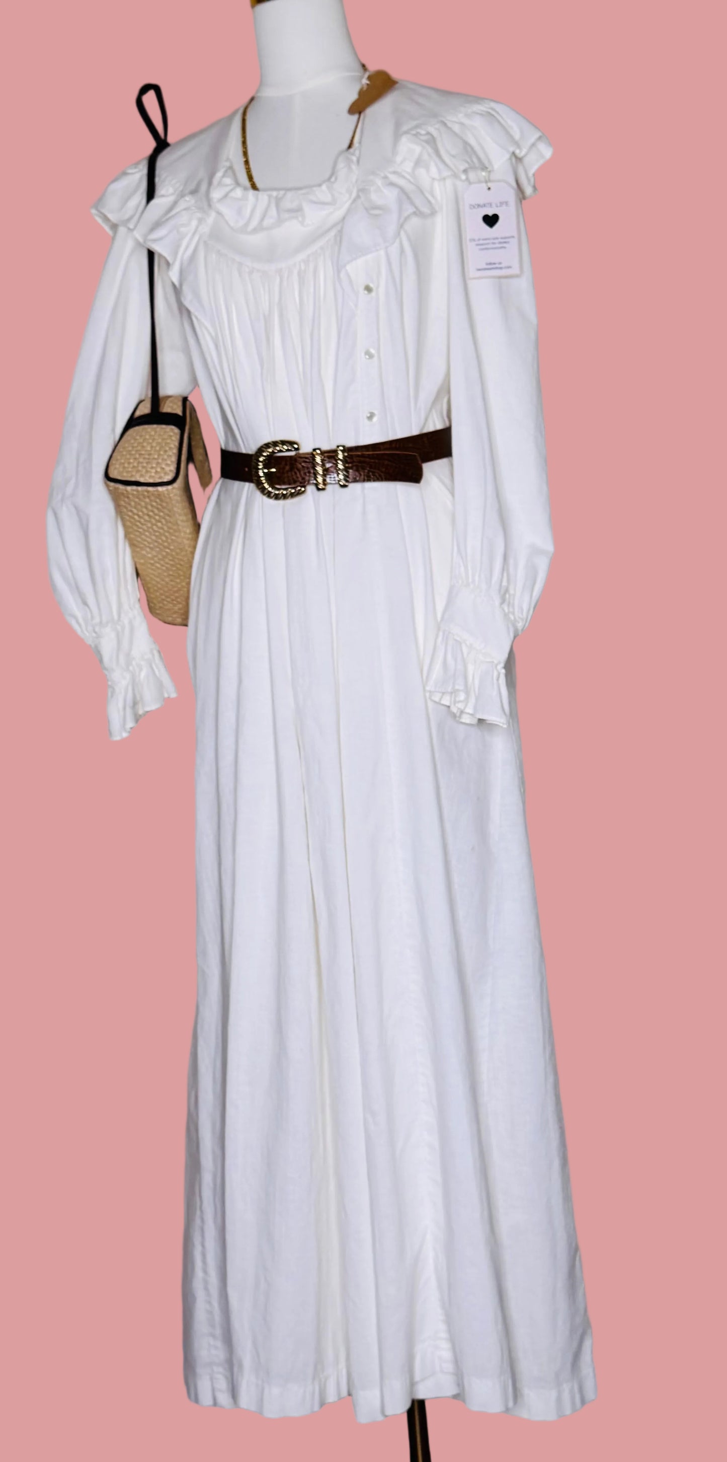 Prairie Moon Cotton Nightdress *Thoughtfully styled to show the many ways this dress can move with you.