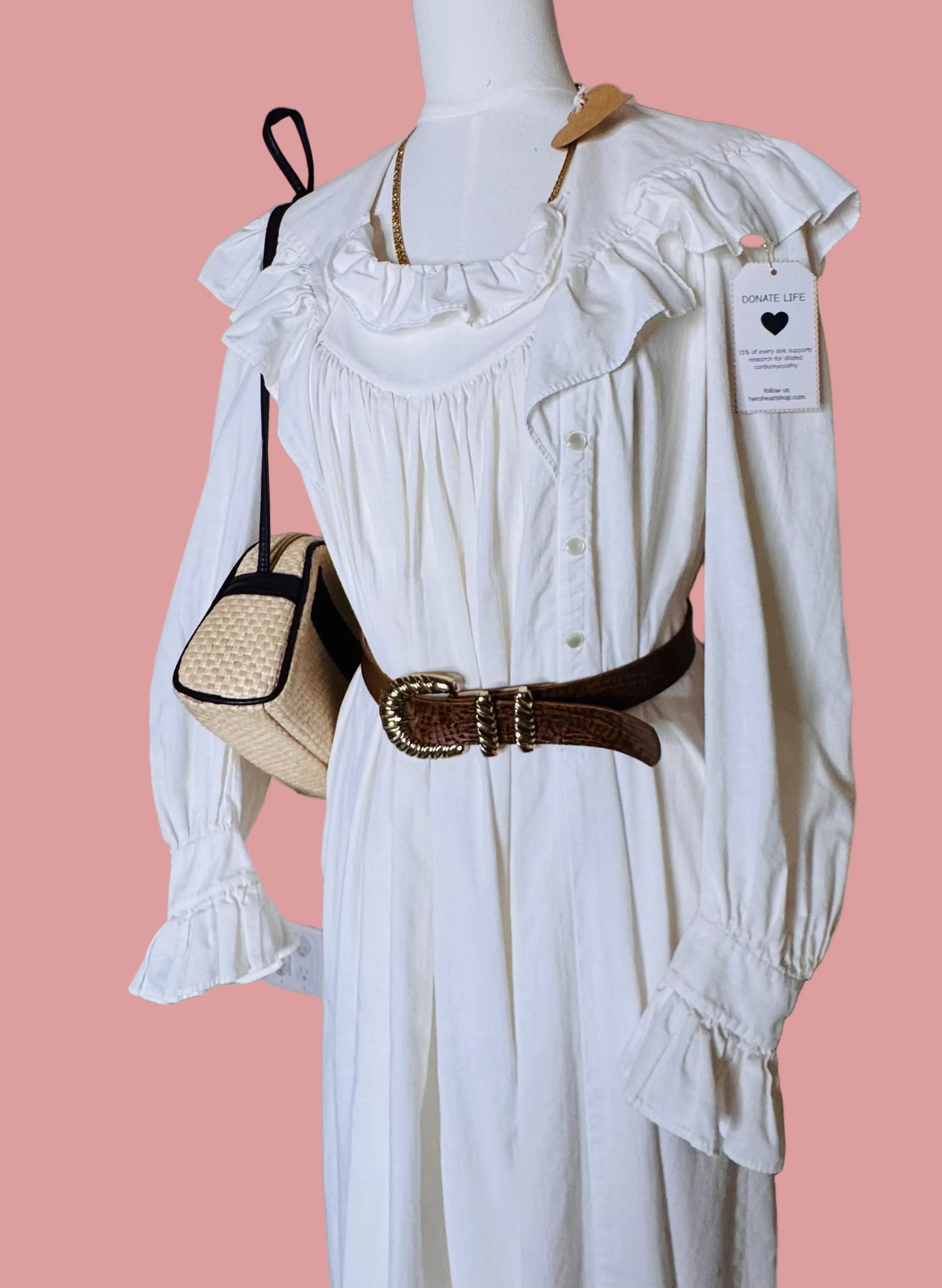 Prairie Moon Cotton Nightdress *Thoughtfully styled to show the many ways this dress can move with you.